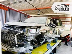 quickfitautos-AutoBody-Shop-Portfolio12- Major Accident Repair For Lexus, Complete Chasis Repair