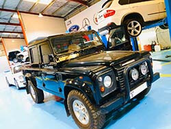 Land Rover Defender Servicing At Quick Fit Auto Center