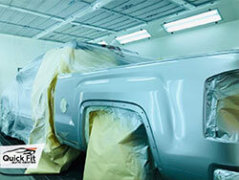 Complete GMC Truck Painting At Quick Fit Auto Center