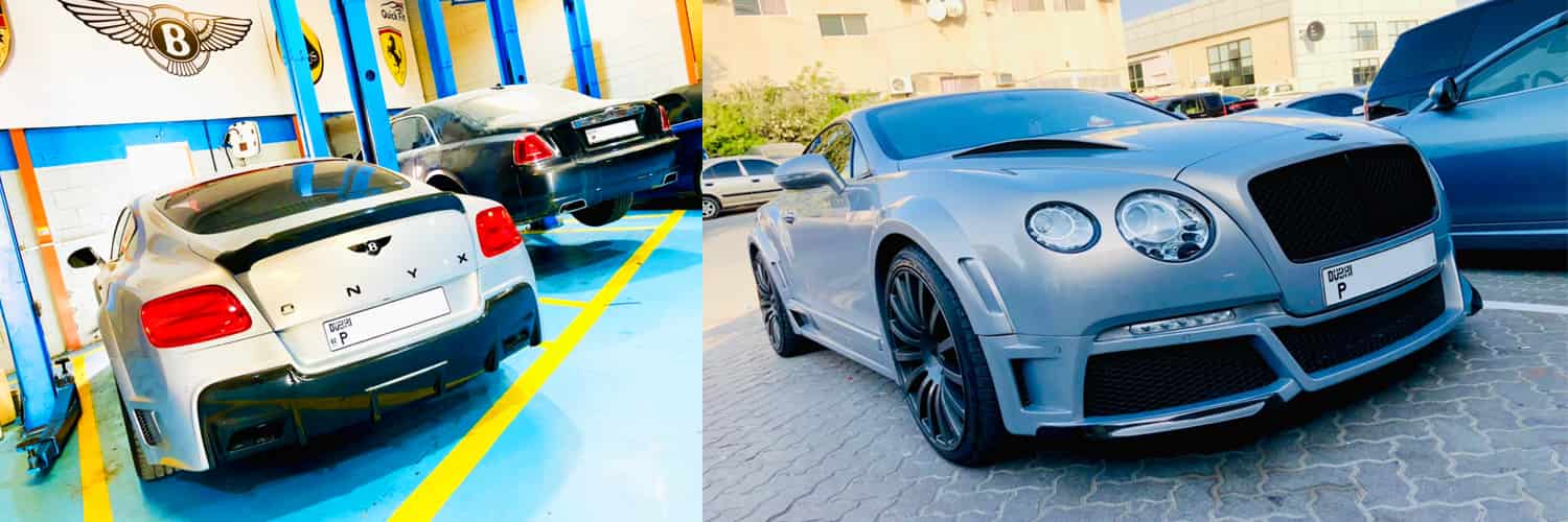 Bentley Continental suspension Service banner Bentley Continental suspension Service banner