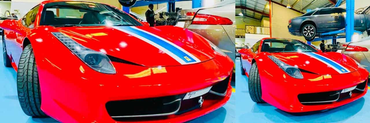 Ferrari 458 spider Banner