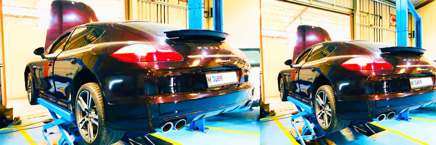 Porsch Panamera 4 ac service banner