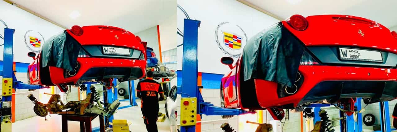 Ferrari California Transmission Service banner